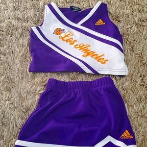Adidas Lakers Cheerleader outfit 2T